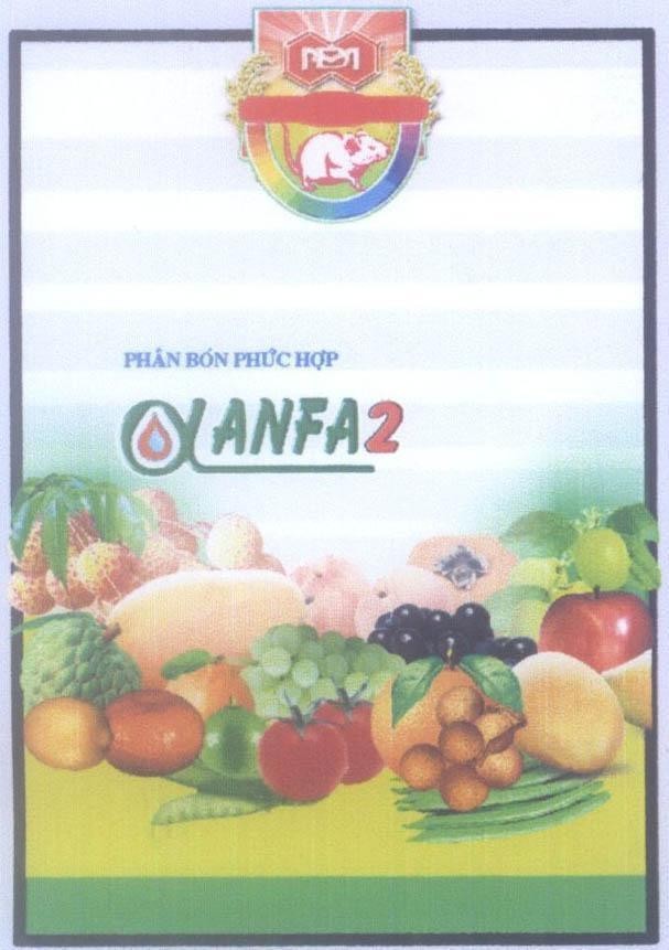 Mẫu nhãn hiệu Minh Đức L ANFA 2 M D [Ký tự alpha] Phân bón phức hợp