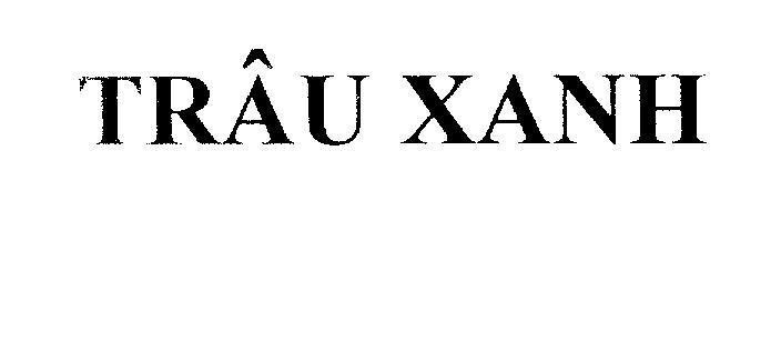 Mẫu nhãn hiệu TRÂU XANH