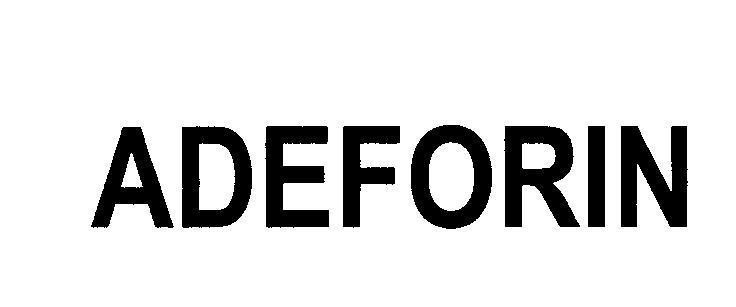 Mẫu nhãn hiệu ADEFORIN