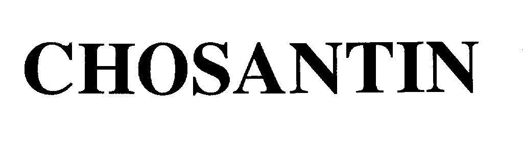 Mẫu nhãn hiệu CHOSANTIN