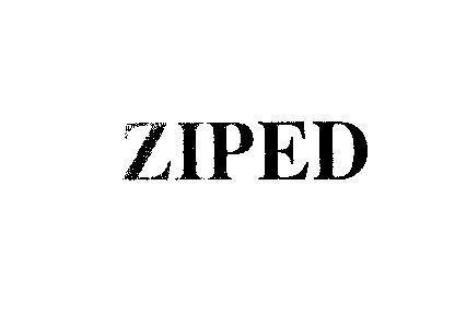 Mẫu nhãn hiệu ZIPED