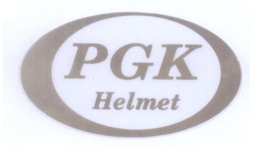 Mẫu nhãn hiệu PGK Helmet