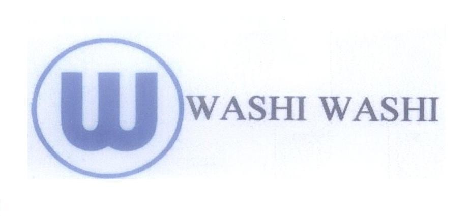 Mẫu nhãn hiệu W WASHI WASHI
