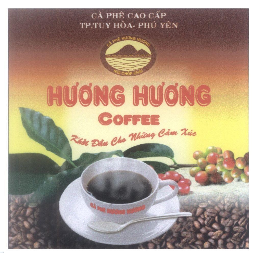 Mẫu nhãn hiệu Hương Hương COFFEE Khởi đầu cho những cảm xúc Núi Chóp Chài Cà phê Hương Hương Cà phê cao cấp TP.Tuy Hoà - Phú Yên