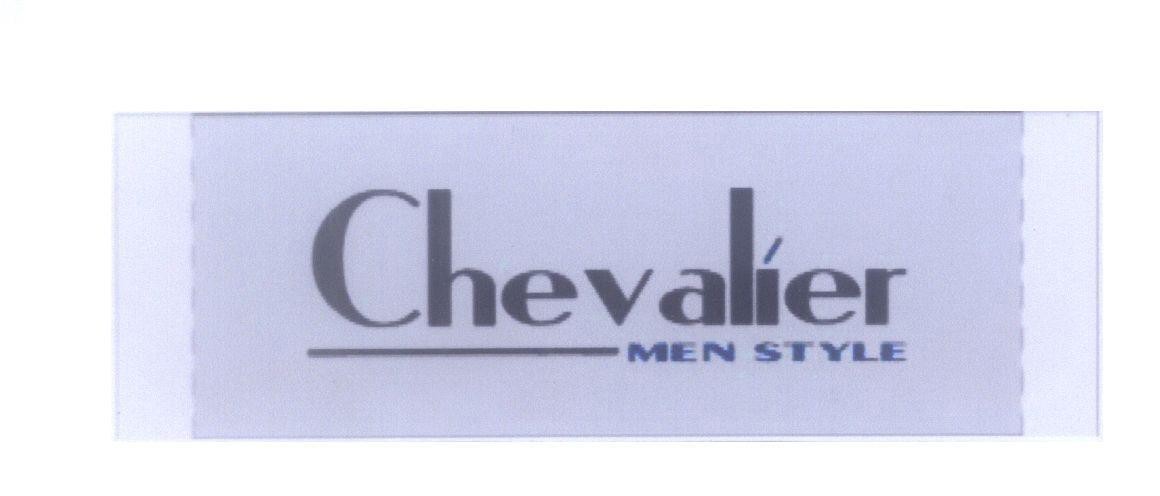 Mẫu nhãn hiệu Chevalíer MEN STYLE
