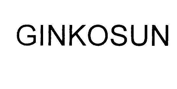 Mẫu nhãn hiệu GINKOSUN