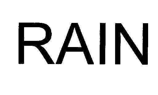 Mẫu nhãn hiệu RAIN