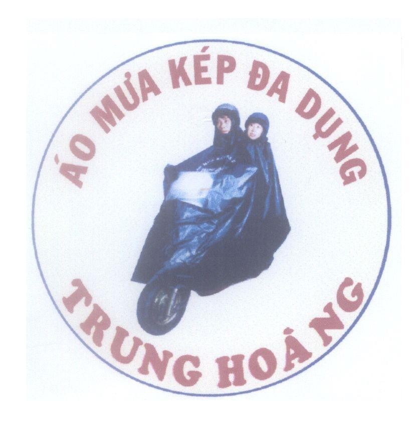 Mẫu nhãn hiệu áo Mưa Kép Đa Dụng Trung Hoàng