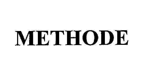 Mẫu nhãn hiệu METHODE
