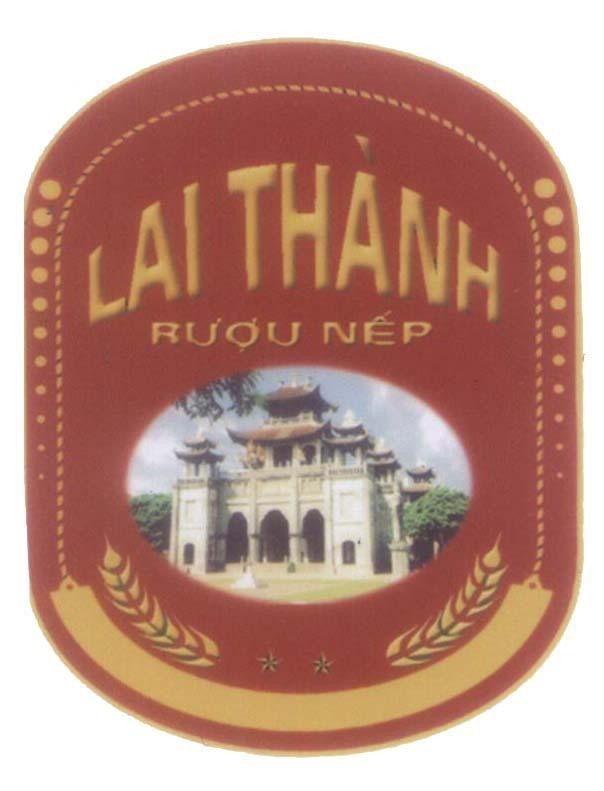 Mẫu nhãn hiệu Lai Thành Rượu Nếp