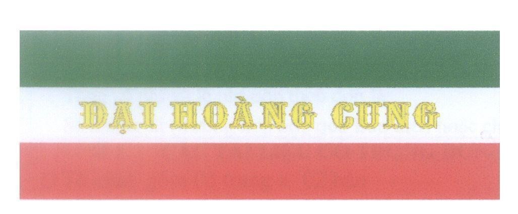 Mẫu nhãn hiệu Đại Hoàng Cung