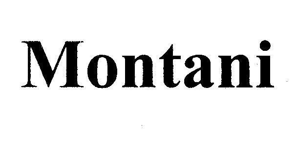 Mẫu nhãn hiệu Montani