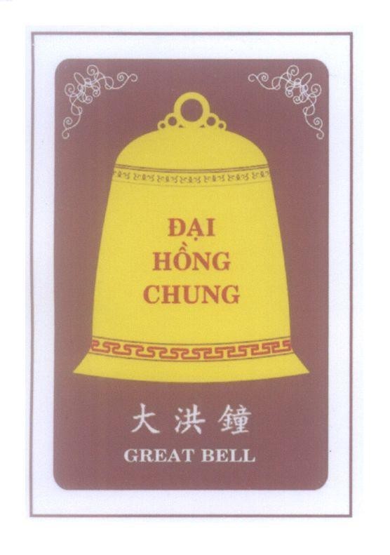 Mẫu nhãn hiệu Đại Hồng Chung GREAT BELL [Ta Hung Chung]