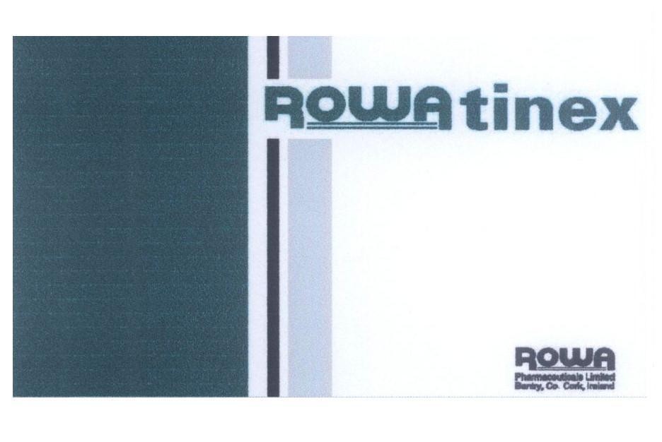 Mẫu nhãn hiệu ROWAtinex ROWA PHARMACEUTICALS LIMITED BANTRY, CO.CORK, IRELAND