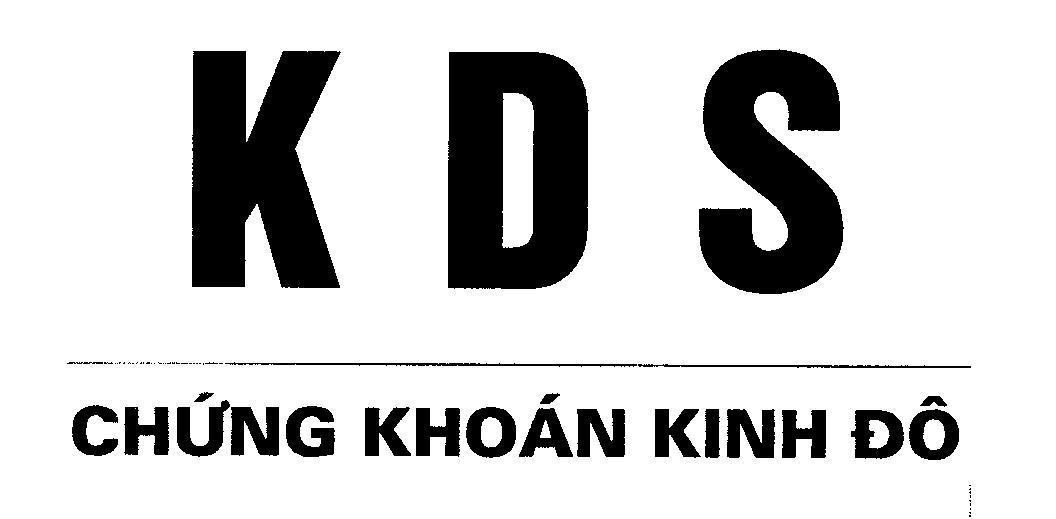 Mẫu nhãn hiệu KDS K D S Chứng Khoán Kinh Đô