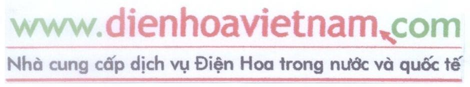 Mẫu nhãn hiệu www.dienhoavietnam.com Nhà cung cấp dịch vụ Điện Hoa trong nước và quốc tế