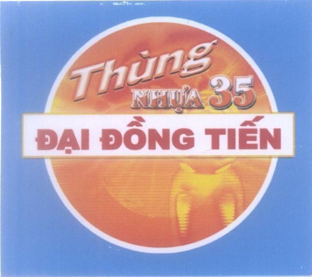 Mẫu nhãn hiệu Thùng nhựa 35 Đại Đồng Tiến
