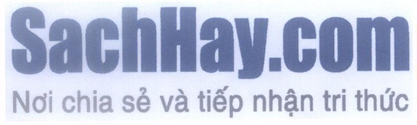 Mẫu nhãn hiệu SachHay.com Nơi chia sẻ và tiếp nhận tri thức