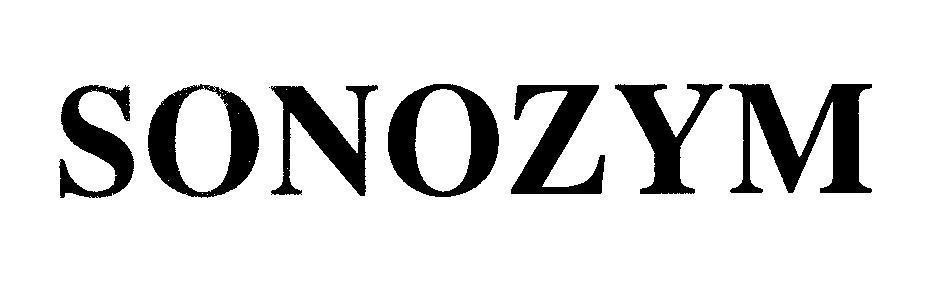 Mẫu nhãn hiệu SONOZYM