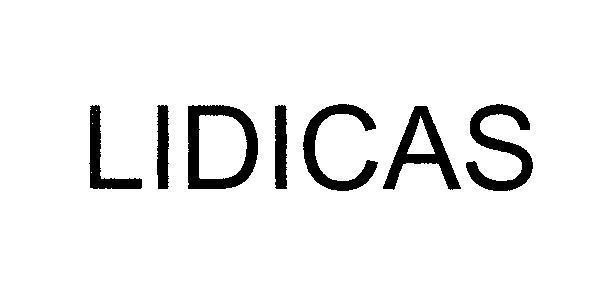 Mẫu nhãn hiệu LIDICAS