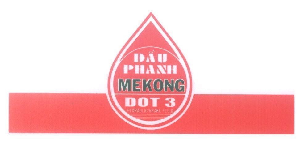 Mẫu nhãn hiệu Dầu Phanh MEKONG DOT 3 HYDRAULIC BRAKE FLUID