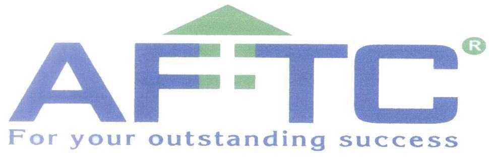 Mẫu nhãn hiệu AFTC For your outstanding success