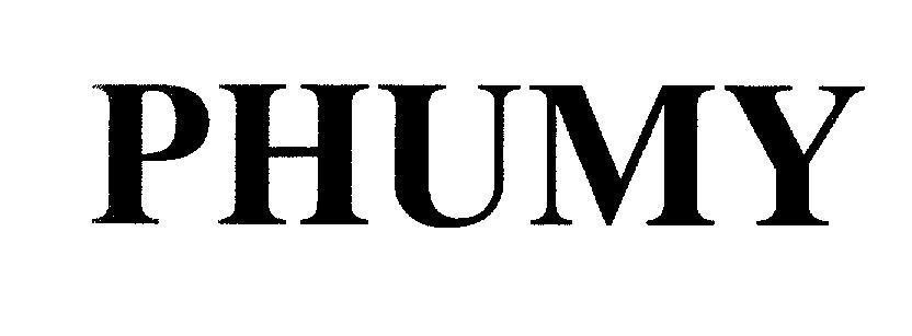 Mẫu nhãn hiệu PHUMY
