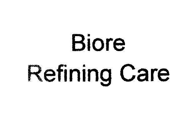 Mẫu nhãn hiệu Biore Refining Care