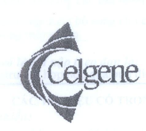 Mẫu nhãn hiệu Celgene