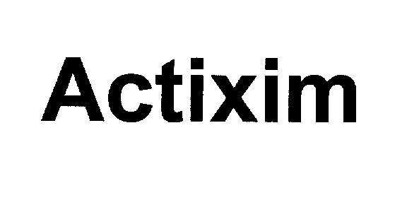Mẫu nhãn hiệu Actixim