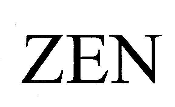 Mẫu nhãn hiệu ZEN