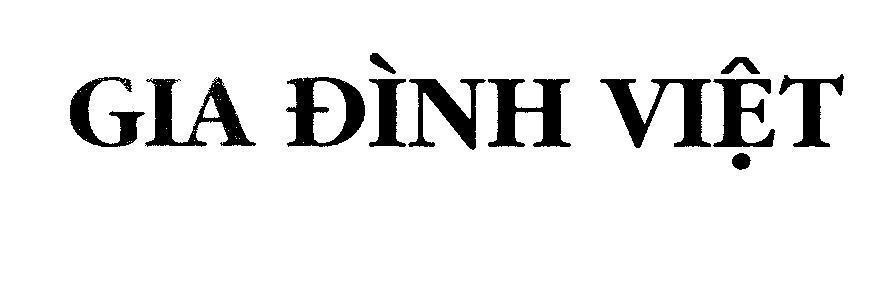 Mẫu nhãn hiệu Gia Đình Việt