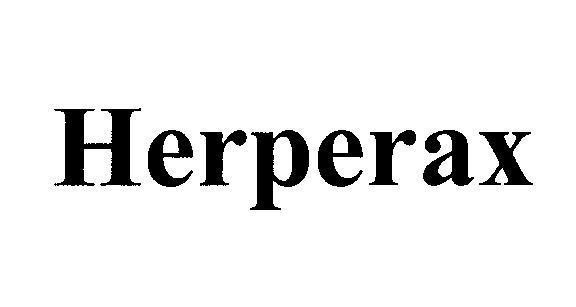 Mẫu nhãn hiệu Herperax