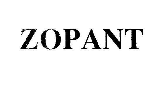 Mẫu nhãn hiệu ZOPANT