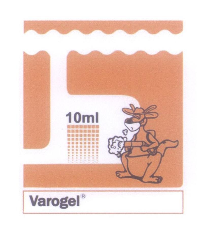 Mẫu nhãn hiệu Varogel b 10ml