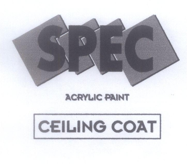Mẫu nhãn hiệu SPEC ACRYLIC PAINT CEILING COAT