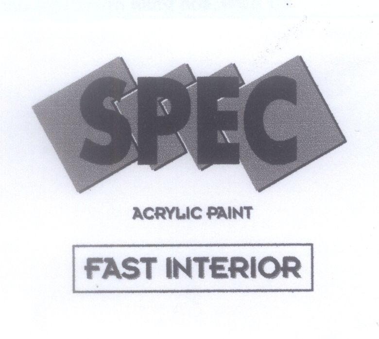 Mẫu nhãn hiệu SPEC ACRYLIC PAINT FAST INTERIOR