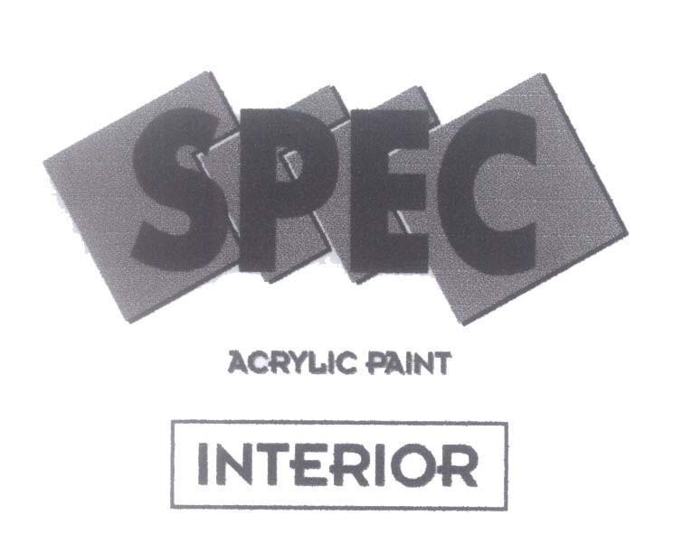 Mẫu nhãn hiệu SPEC ACRYLIC PAINT INTERIOR