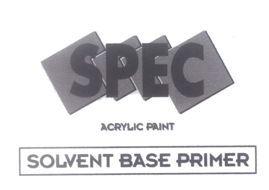 Mẫu nhãn hiệu SPEC ACRYLIC PAINT SOLVENT BASE PRIMER