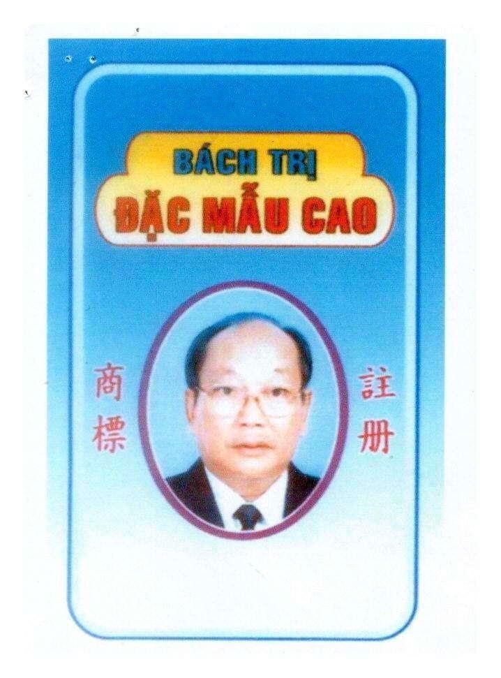 Mẫu nhãn hiệu BACH TRI DAC MAU CAO..