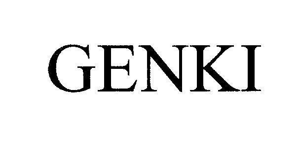 Mẫu nhãn hiệu GENKI