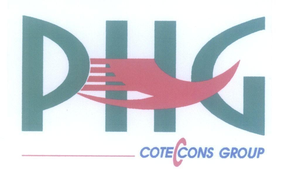 Mẫu nhãn hiệu PHG COTECCONS GROUP