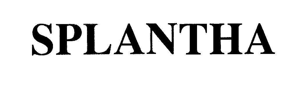 Mẫu nhãn hiệu SPLANTHA