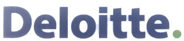 Mẫu nhãn hiệu Deloitte.