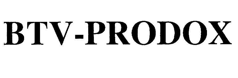 Mẫu nhãn hiệu BTV - PRODOX