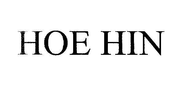 Mẫu nhãn hiệu HOE HIN