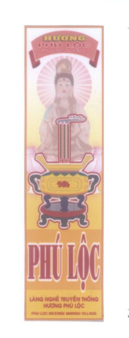Mẫu nhãn hiệu Hương Phú Lộc [miao: tô, vẽ, đồ họa] PHU LOC INCENSE Làng Nghề Truyền Thống Hương Phú Lộc PHU LOC INCENSE MAKING VILLAGE