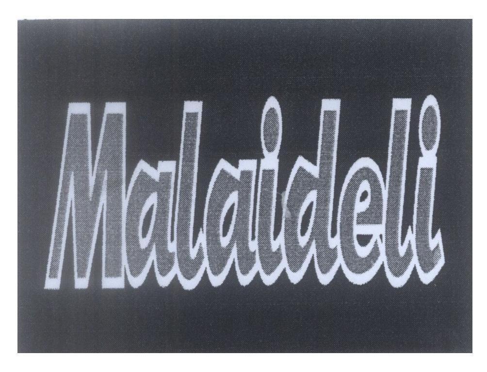 Mẫu nhãn hiệu Malaideli