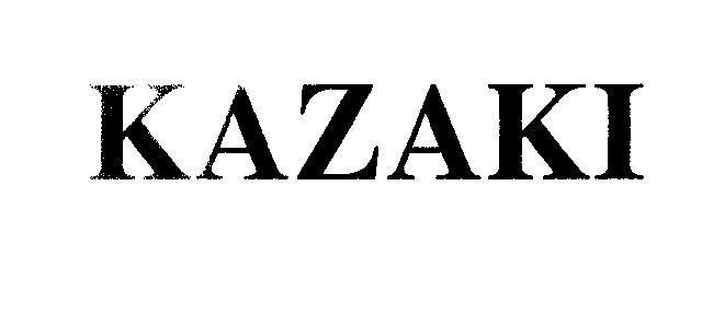Mẫu nhãn hiệu KAZAKI