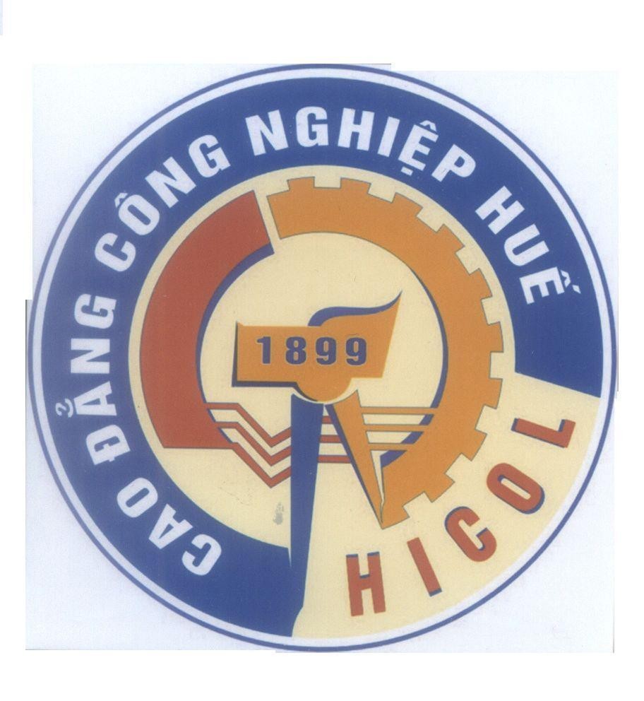 Mẫu nhãn hiệu Cao Đẳng Công Nghiệp Huế HICOL 1899